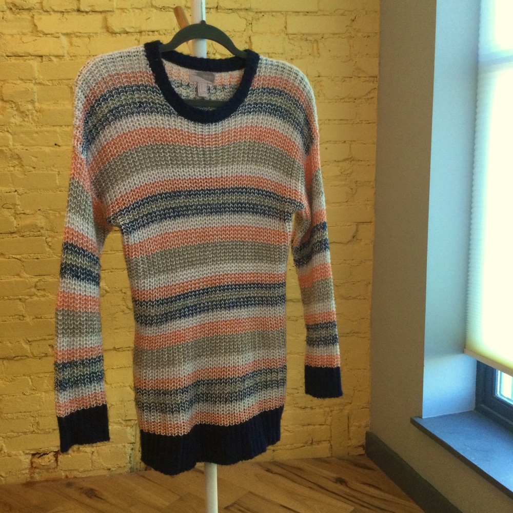 Striped Sweater Dress